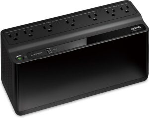 APC UPS BE600M1, 600VA UPS Battery Backup & Surge Protector