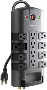 Belkin 12-Outlet Pivot-Plug Power Strip Surge Protector