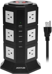 Surge Protector Power Strip Tower