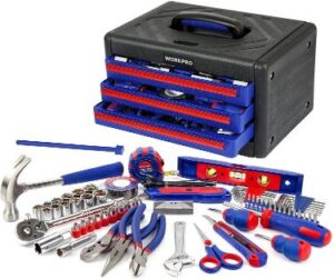 WORKPRO 125-Piece Home Repair Tool Set
