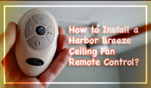 How to Install a Harbor Breeze Ceiling Fan Remote Control 