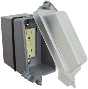 Sigma Electric 16801 Non-Metallic Kit with GFCI Receptacle